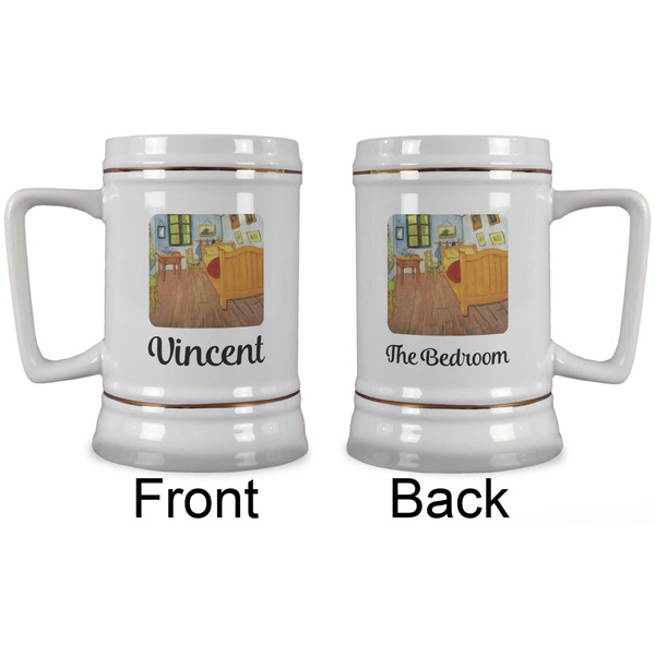 The Bedroom in Arles (Van Gogh 1888) Beer Stein - Approval