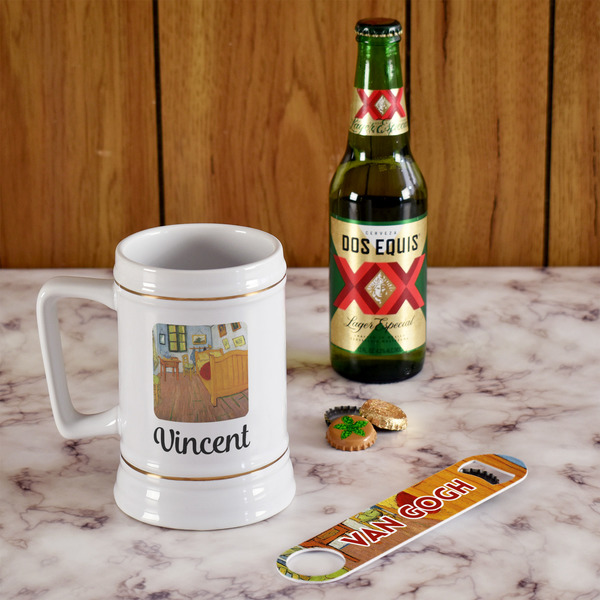 The Bedroom in Arles (Van Gogh 1888) Beer Stein - In Context