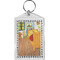 The Bedroom in Arles (Van Gogh 1888) Bling Keychain