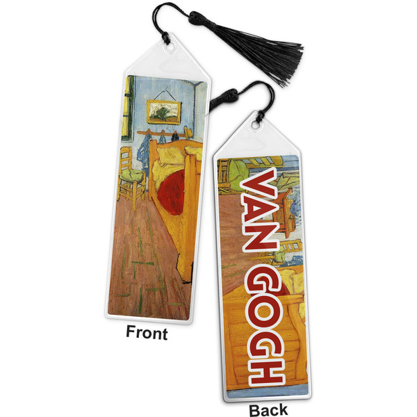 The Bedroom in Arles (Van Gogh 1888) Bookmark w/ Tassel - Front and Back
