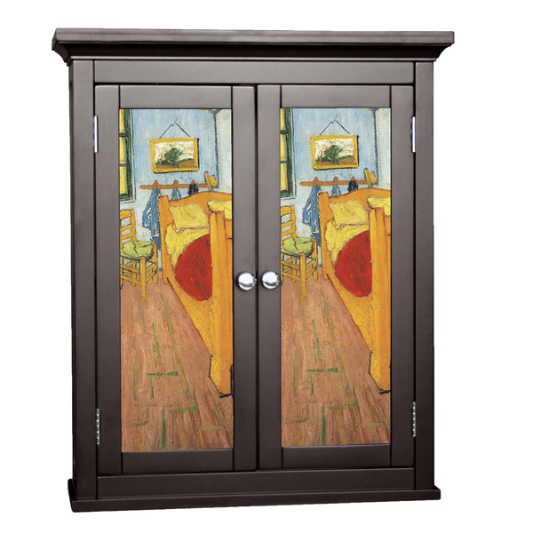 Custom The Bedroom in Arles (Van Gogh 1888) Cabinet Decal - Medium