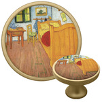 The Bedroom in Arles (Van Gogh 1888) Cabinet Knob - Gold