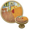 The Bedroom in Arles (Van Gogh 1888) Cabinet Knob - Gold - Multi Angle