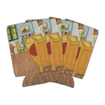 The Bedroom in Arles (Van Gogh 1888) Can Cooler (16 oz) - Set of 4