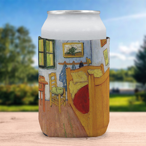 The Bedroom in Arles (Van Gogh 1888) Can Cooler - Standard 12oz - In Context