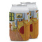 The Bedroom in Arles (Van Gogh 1888) Can Cooler - Standard 12oz - Two on Cans