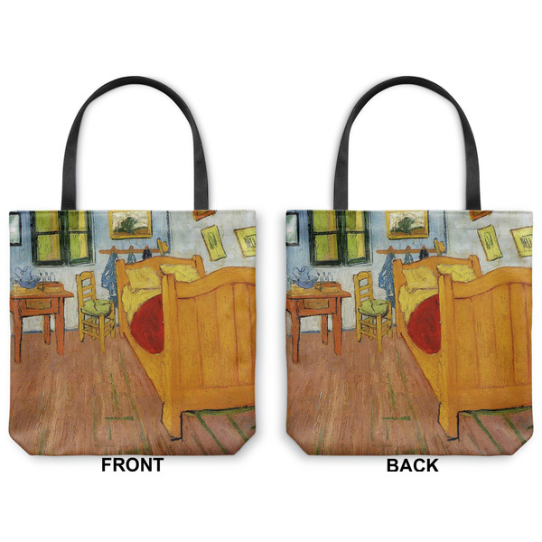 The Bedroom in Arles (Van Gogh 1888) Canvas Tote - Front and Back