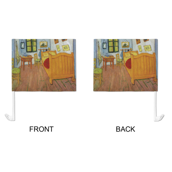 The Bedroom in Arles (Van Gogh 1888) Car Flag - Large - APPROVAL