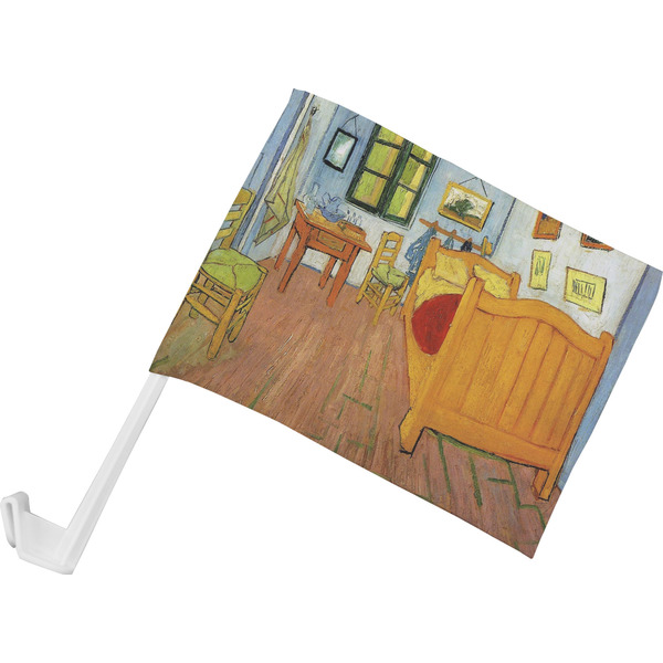 Custom The Bedroom in Arles (Van Gogh 1888) Car Flag - Small