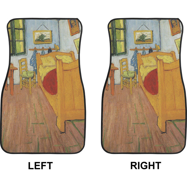 The Bedroom in Arles (Van Gogh 1888) Car Mat Front - Approval