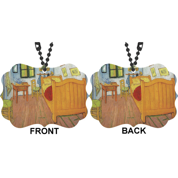 The Bedroom in Arles (Van Gogh 1888) Car Ornament (Approval)