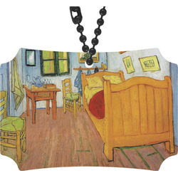 The Bedroom in Arles (Van Gogh 1888) Rear View Mirror Ornament