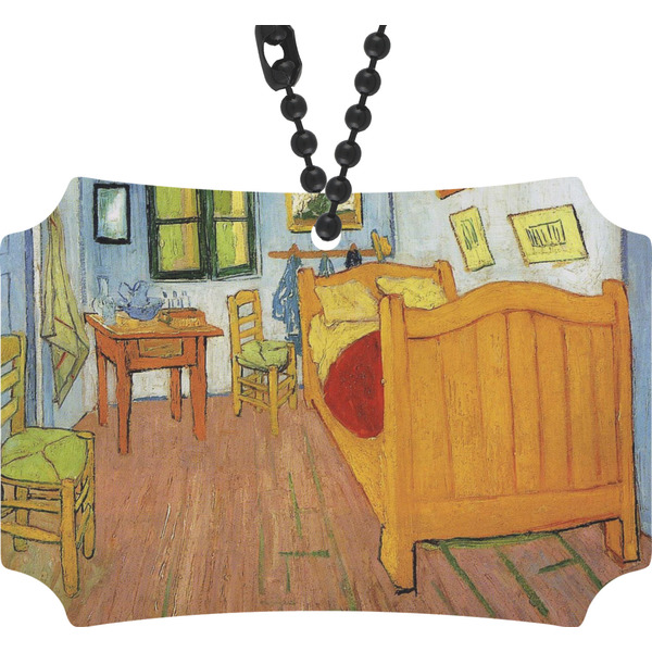 Custom The Bedroom in Arles (Van Gogh 1888) Rear View Mirror Ornament