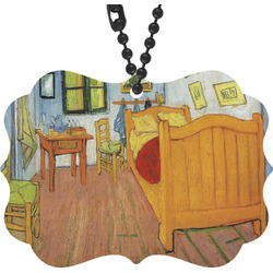 The Bedroom in Arles (Van Gogh 1888) Rear View Mirror Charm