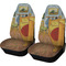 The Bedroom in Arles (Van Gogh 1888) Car Seat Covers (Set of Two)