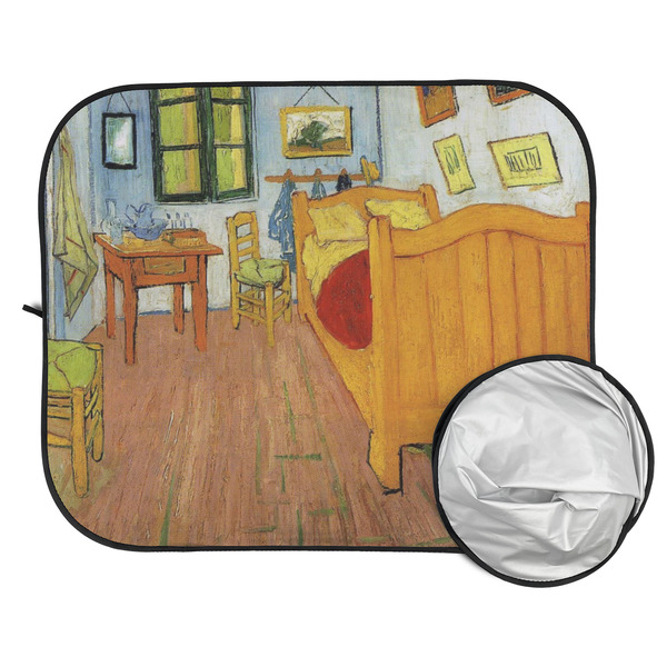 The Bedroom in Arles (Van Gogh 1888) Car Sun Shades - FOLDED & UNFOLDED