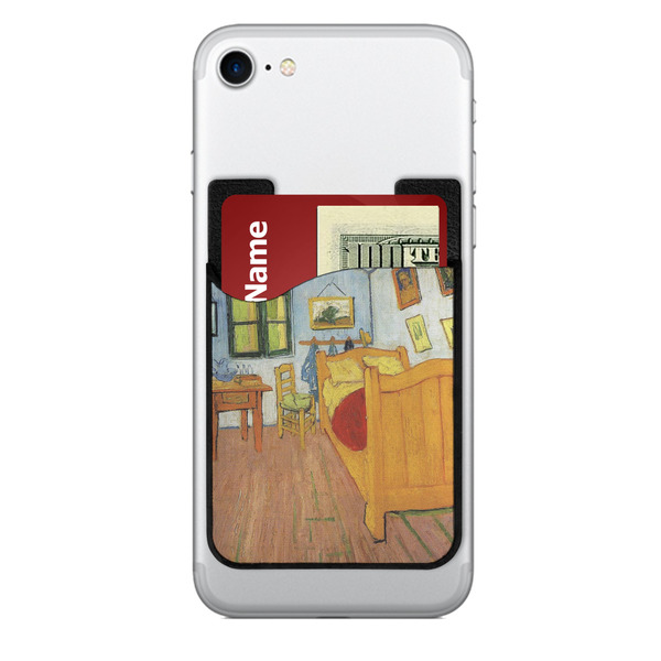 Custom The Bedroom in Arles (Van Gogh 1888) 2-in-1 Cell Phone Credit Card Holder & Screen Cleaner