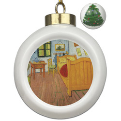 The Bedroom in Arles (Van Gogh 1888) Ceramic Ball Ornament - Christmas Tree
