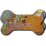 The Bedroom in Arles (Van Gogh 1888) Ceramic Dog Ornament - Front & Back