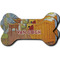 The Bedroom in Arles (Van Gogh 1888) Ceramic Dog Ornament - Front & Back