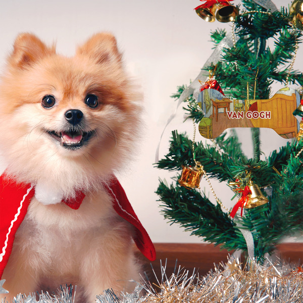 The Bedroom in Arles (Van Gogh 1888) Ceramic Flat Ornament - Bone (LIFESTYLE)