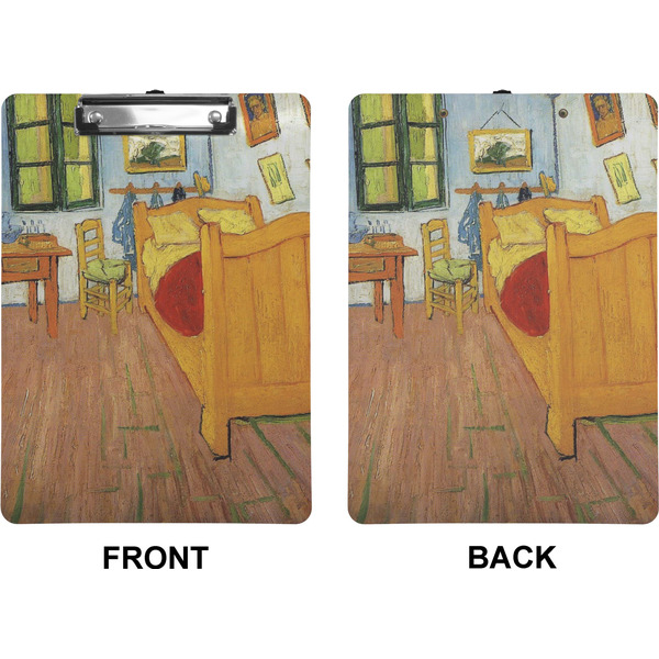 The Bedroom in Arles (Van Gogh 1888) Clipboard (Letter) (Front + Back)
