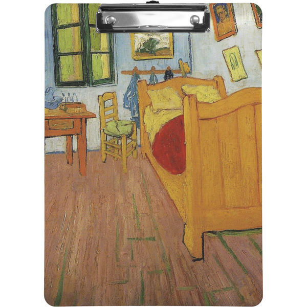 Custom The Bedroom in Arles (Van Gogh 1888) Clipboard (Letter Size)