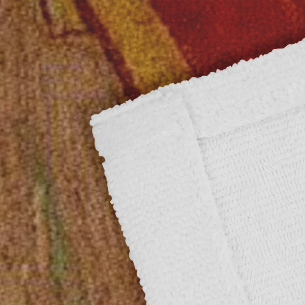 The Bedroom in Arles (Van Gogh 1888) Close up of Fabric