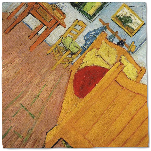 The Bedroom in Arles (Van Gogh 1888) Cloth Napkins - Personalized Dinner (Full Open)