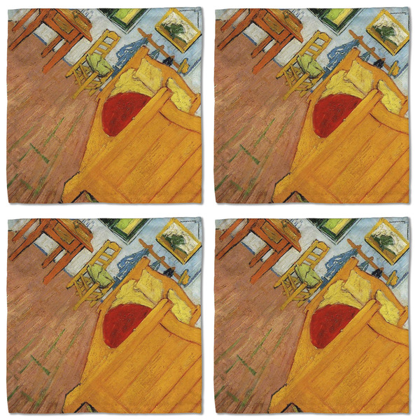 The Bedroom in Arles (Van Gogh 1888) Cloth Napkins - Personalized Lunch (APPROVAL) Set of 4