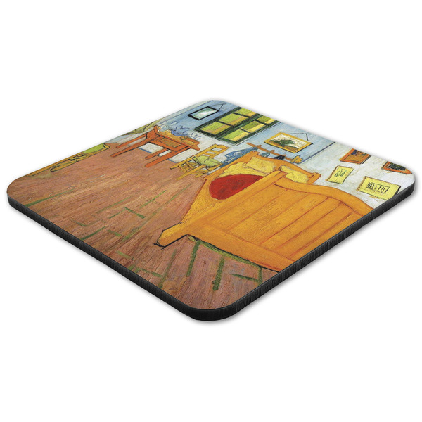 The Bedroom in Arles (Van Gogh 1888) Coaster Set - FLAT (one)