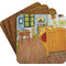 The Bedroom in Arles (Van Gogh 1888) Coaster Set (Personalized)