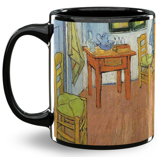 Custom The Bedroom in Arles (Van Gogh 1888) 11 Oz Coffee Mug - Black