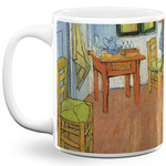 The Bedroom in Arles (Van Gogh 1888) 11 Oz Coffee Mug - White