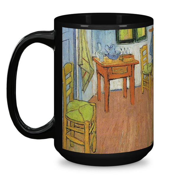 The Bedroom in Arles (Van Gogh 1888) Coffee Mug - 15 oz - Black