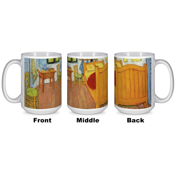 The Bedroom in Arles (Van Gogh 1888) Coffee Mug - 15 oz - White APPROVAL