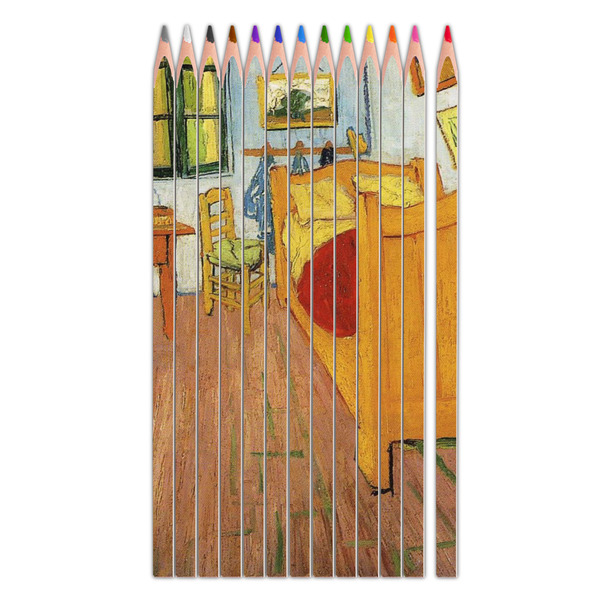 Custom The Bedroom in Arles (Van Gogh 1888) Colored Pencils
