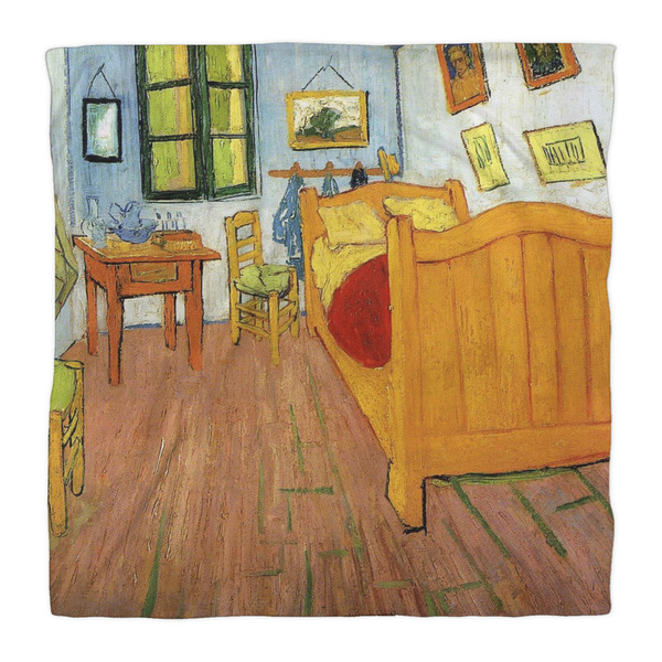 The Bedroom in Arles (Van Gogh 1888) Comforter - Queen - Front