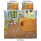 The Bedroom in Arles (Van Gogh 1888) Comforter Set - King - Approval