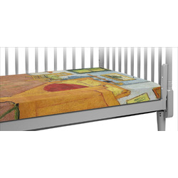 The Bedroom in Arles (Van Gogh 1888) Crib Fitted Sheet