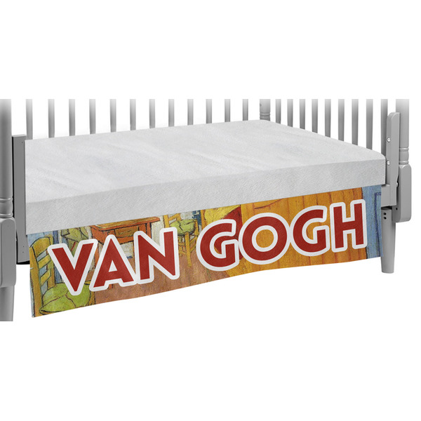 Custom The Bedroom in Arles (Van Gogh 1888) Crib Skirt