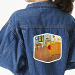 The Bedroom in Arles (Van Gogh 1888) Large Custom Shape Patch - 2XL
