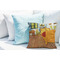 The Bedroom in Arles (Van Gogh 1888) Decorative Pillow Case - LIFESTYLE 2