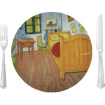 The Bedroom in Arles (Van Gogh 1888) 10" Glass Lunch / Dinner Plates - Single or Set
