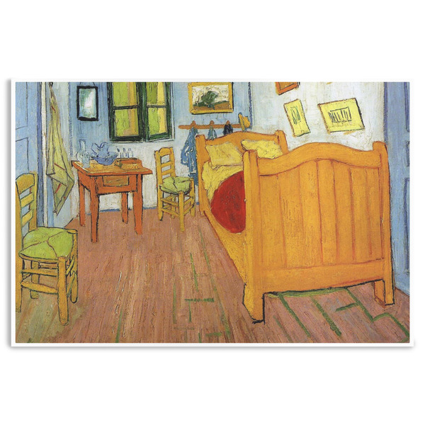 Custom The Bedroom in Arles (Van Gogh 1888) Disposable Paper Placemats
