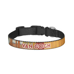 The Bedroom in Arles (Van Gogh 1888) Dog Collar - Large