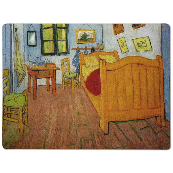 The Bedroom in Arles (Van Gogh 1888) Dog Food Mat - Medium without bowls