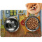 The Bedroom in Arles (Van Gogh 1888) Dog Food Mat - Small LIFESTYLE