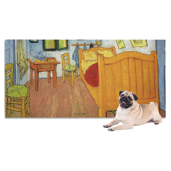 Custom The Bedroom in Arles (Van Gogh 1888) Dog Towel