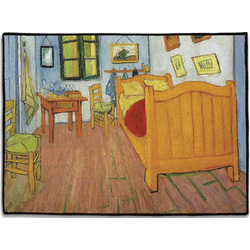 The Bedroom in Arles (Van Gogh 1888) Door Mat - 24"x18"